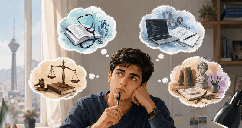 دانلود جدول کامل انتخاب رشته تجربی و ریاضی و انسانی ۱۴۰۵ (براساس اطلاعات کنکور ۱۴۰۴)