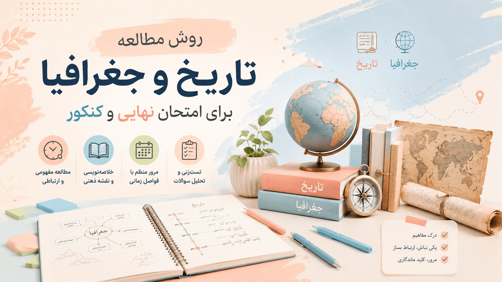 روش مطالعه تاریخ و جغرافیا