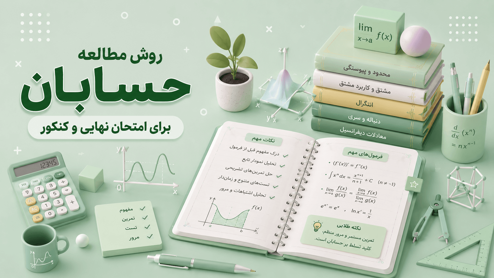 روش خوندن حسابان