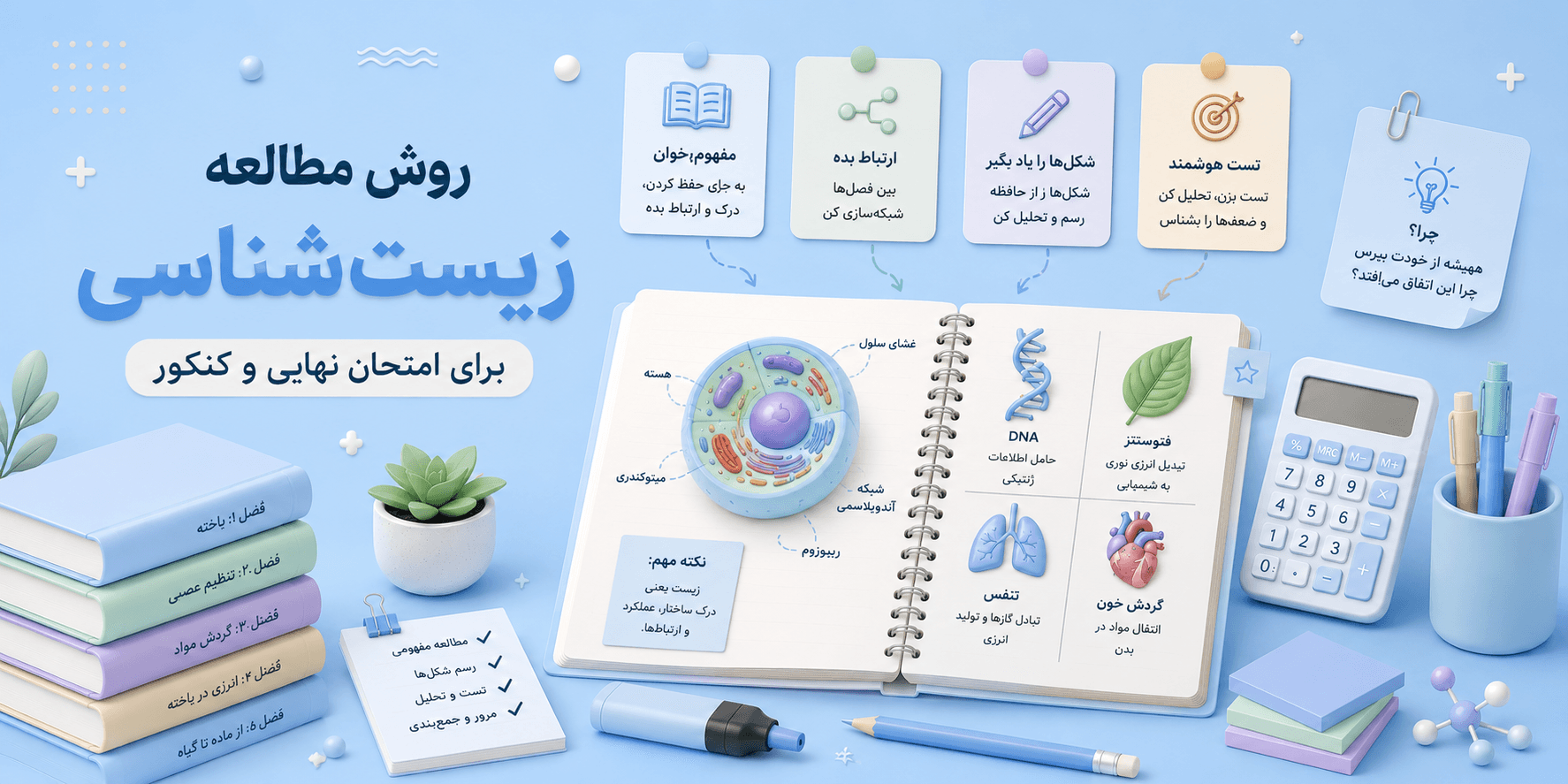 روش خوندن زیست شناسی