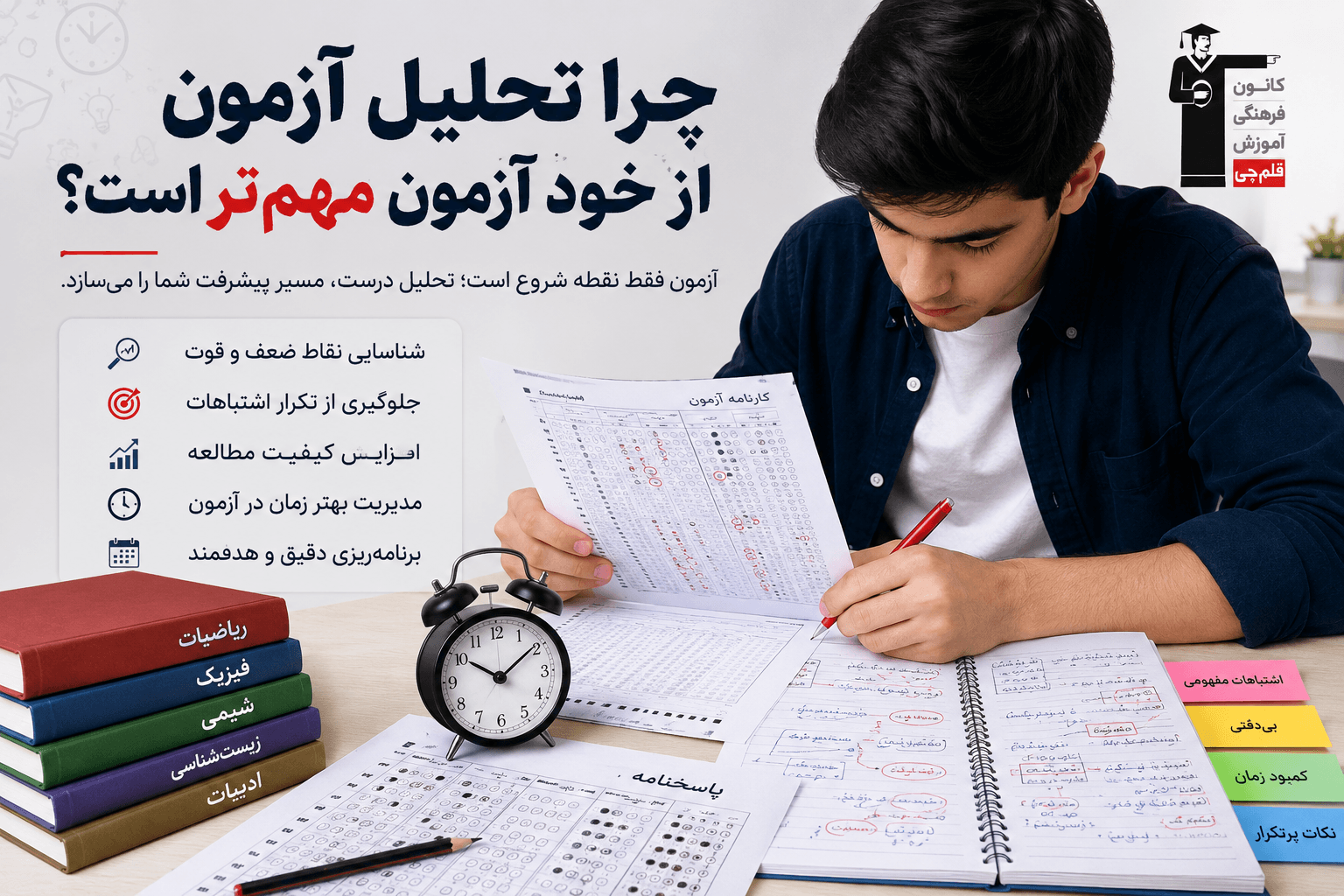 چرا تحلیل ازمون مهمه