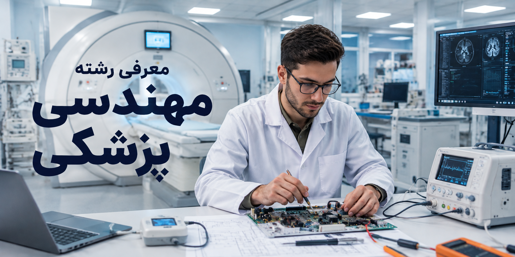 رشته مهندسی پزشکی؛ مهندس پزشکی در آزمایشگاه تجهیزات پزشکی پیشرفته